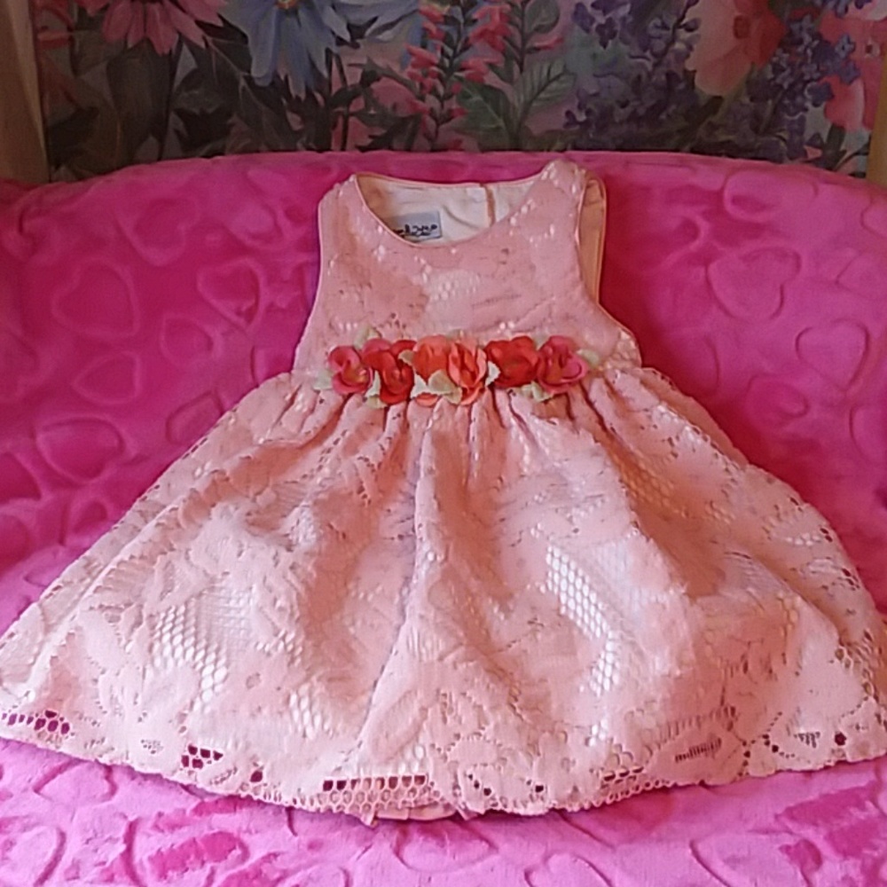 PIPPA & JULIE 6/9 MONTHS 2 PIECE DRESS SET NWT